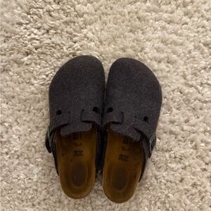 Dark Gray Slip-On Clogs